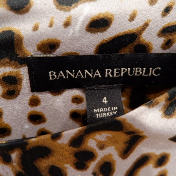 Leopard Print Short Sleeve Dress - Picture 4 of 4